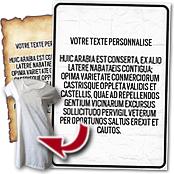 cadeau personnalis� Affiche Humoristique Texte