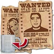 cadeau personnalis� Affiche Wanted Personnalis�e