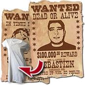 cadeau personnalis� Affiche Wanted Personnalis�e