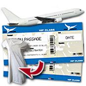 cadeau personnalis� Billet d'avion personnalis�