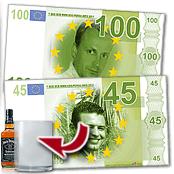 cadeau personnalis� Billet de Banque Personnalis�