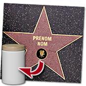 cadeau personnalis� Votre �toile personnalis� sur Hollywood Boulevard