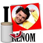 cadeau personnalis� I Love avec Photo