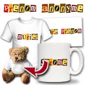 cadeau personnalis� Prenom Anonyme