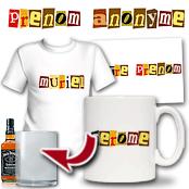 cadeau personnalis� Prenom Anonyme