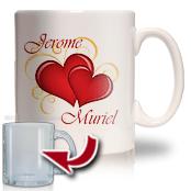 cadeau personnalis� Mug Saint Valentin Personnalis�
