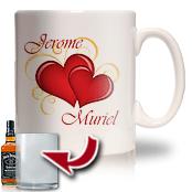 cadeau personnalis� Mug Saint Valentin Personnalis�