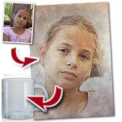 cadeau personnalis� Tableau Personnalis� Style Peinture a l'huile