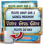 cadeau personnalis� Plaque Style Retro