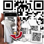 cadeau personnalis� Message QR Code Personnalis�