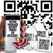 cadeau personnalis� Message QR Code Personnalis�