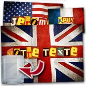 cadeau personnalis� Tableau Drapeau