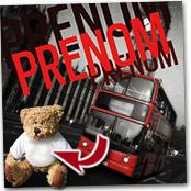 cadeau personnalis� Tableau London Personnalis� avec Pr�nom