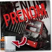 cadeau personnalis� Tableau London Personnalis� avec Pr�nom