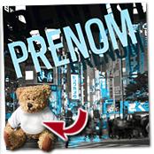 cadeau personnalis� Tableau Tokyo Personnalis� avec Pr�nom