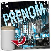 cadeau personnalis� Tableau Tokyo Personnalis� avec Pr�nom