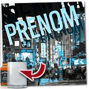 cadeau personnalis� Tableau Tokyo Personnalis� avec Pr�nom