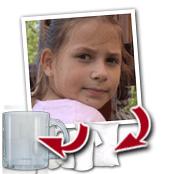 cadeau personnalis� Objets Personnalis�s avec Votre Photo Carr�e